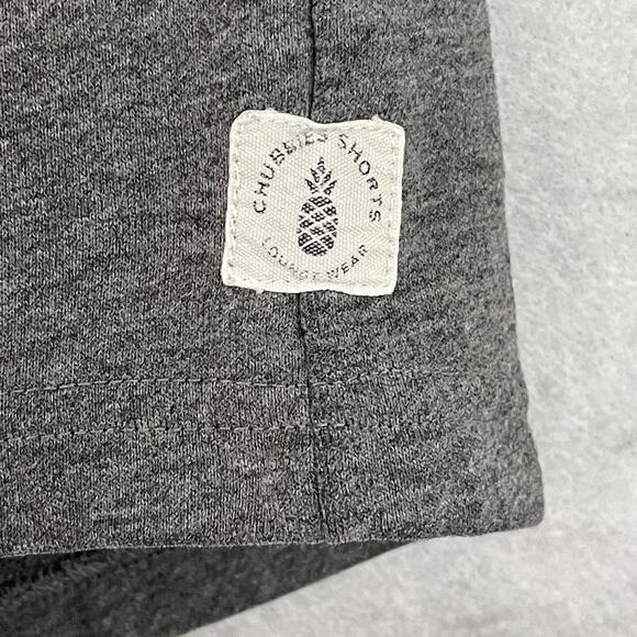 Chubbies Shorts Mens XL Gray The Schwort 7” Fleece Athleisure Gym Loungewear - Picture 9 of 14